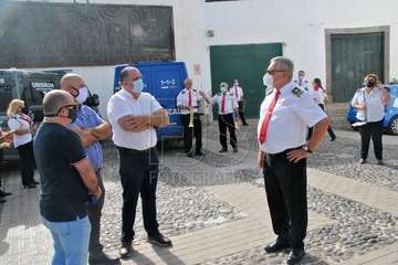Homenaje de la Banda Municipal de Música a la Policía Local y Policía Nacional  (Foto Francisco Javier Santana)